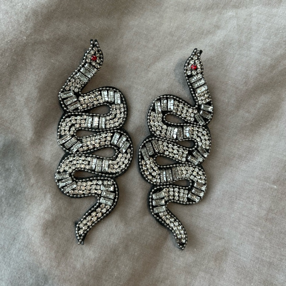snake earrings